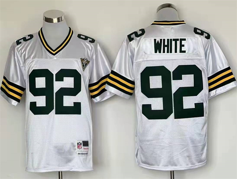 Men's Green Bay Packers Reggie White Mitchell & Ness White Legacy Jersey